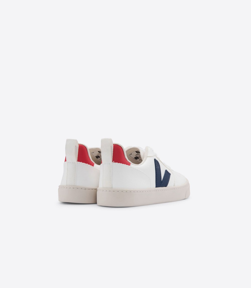 Veja Trainers Kids White - V-10 Lace Cwl - PGWB-40716